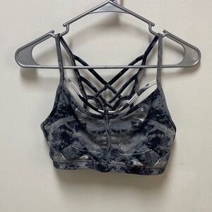 Athleta Strappy Tie-Dye Sports Bra